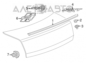 Rear view camera for Dodge Challenger 15-23 rest.