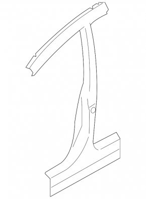 Subaru b9 Tribeca left center pillar