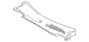 Windscreen wiper grille plastic Infiniti QX30 17-