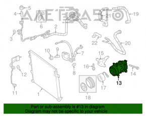 Jeep Cherokee KL 14-23 2.4 Air Conditioning Compressor