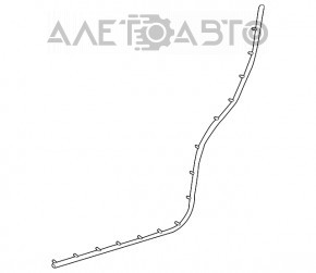 Rear left door seal Fiat 500L 14- lower