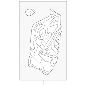 Front right door lock Honda CRV 17-22