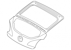 Naked tailgate Hyundai Veloster 12-13 prerest