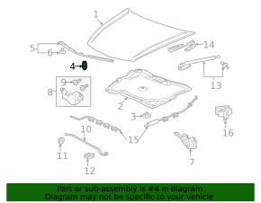 Honda Accord 13-17 Hood Bumper
