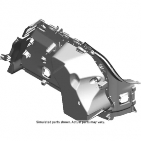 Left arch trim Chevrolet Volt 16 - black