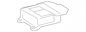 SRS airbag module airbag computer Toyota Sienna 19-20