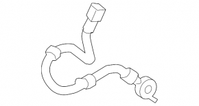 Rear left brake hose Toyota Highlander 20-