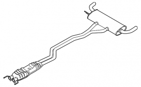 Lincoln Nautilus 19-23 2.7T FWD Barrel Exhaust