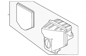 Air Filter Housing BMW X3 F25 11-17 2.0T
