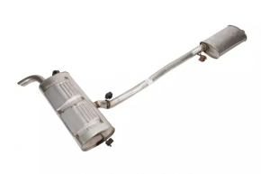 Muffler rear with barrel GMC Terrain 10-17 2.4
