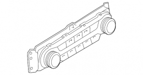 Climate control Nissan Altima 19-24 auto