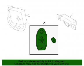 Smart Nissan Leaf 18-18 4-button key
