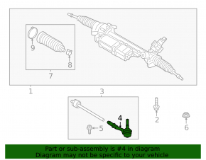 Left steering tip for BMW X5 G05 19-25 with Active Steering