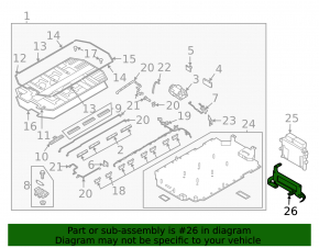 Kia EV6 22-24 Engine Computer ECU Bracket