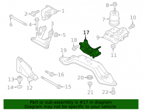 Gearbox cushion Subaru Outback 15-19