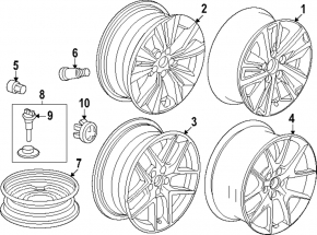 Wheel rim R16x7J Honda Civic XI FE/FL 22-24