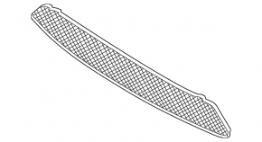 BMW X1 E84 13-15 Front Bumper Lower Grille Without M Sport, Center, Base