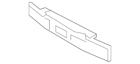 Upper front bumper absorber for Lexus LS460 LS600h 07-09 pre-restyling