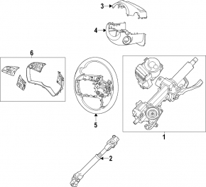 Steering shaft for Hyundai Santa Cruz 21-25