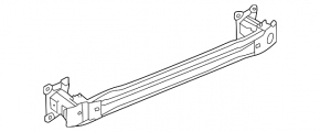 Rear bumper reinforcement for VW Golf GTI 22-26