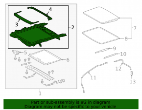Hatch mechanism frame Lexus UX200 UX250h 19-