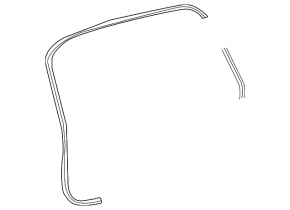 Rubber seal for the trunk door Toyota Sienna 21-25