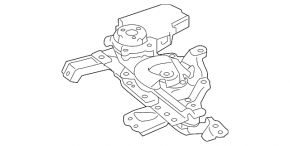 Drive motor tailgate Lexus RX350 RX450h 10-15