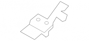 Hood release handle under the hood Hyundai Tucson 16-21