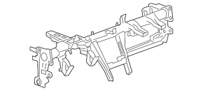 Under-torpedo pipe reinforcement GMC Terrain 18 - rusty