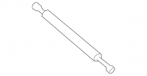 Left trunk lid shock absorber Infiniti G37 08-13 2d, under spoiler