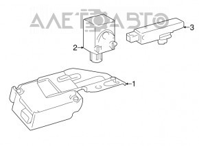 Warning Buzzer Lexus ES250 ES300h ES350 19-26