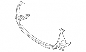 Front Bumper Bracket Central Mercedes W167 GLE 350 450 20-23