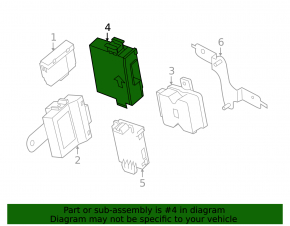 Mazda CX-5 Keyless Entry Control Module 17-23