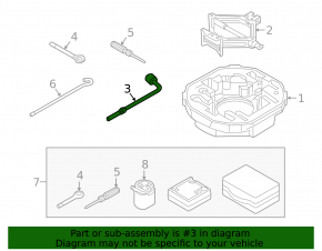 Kia Optima 16-wheel spanner