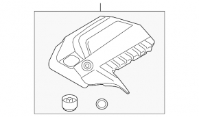 Engine Cover BMW X5 E70 07-11 3.0 N55
