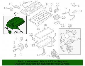 Engine Cover BMW X5 E70 07-11 3.0 N55
