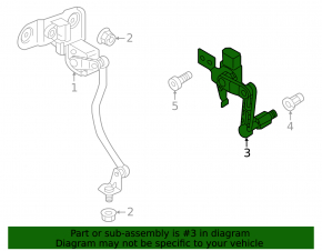 Rear body tilt sensor Volkswagen ID.4 21-23 with traction