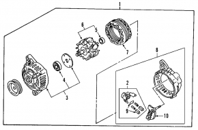 Generator Infiniti G25 G35 G37 4d 06-12