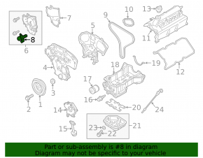 Right Timing Phase Regulator Nissan Pathfinder 13-20 VQ35DE 3.5