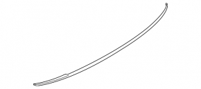 Rear bumper molding BMW 4 F32/33/36 14-16 Luxury Line, chrome