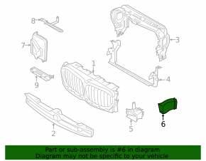 Brake Disc Duct Front Right BMW X5 G05 19-23 Rear OEM