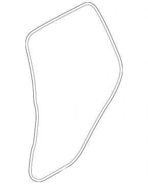 Door seal rear left BMW X7 G07 19-
