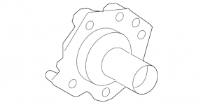 Rear left hub mount Audi A3 8V 15-19