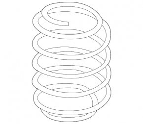 Rear right spring for VW Jetta 19-26