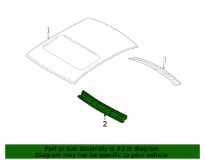 Metal roof Hyundai Sonata 11-15 for panoramic, sawed off