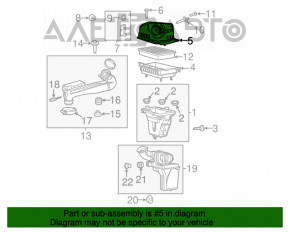 Air Filter Housing Chrysler 200 15-16 2.4 Upper