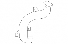Windscreen wiper drain pipe Infiniti QX30 17-19