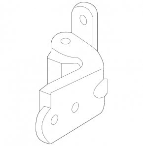 Upper front right door hinge Nissan Leaf 18-