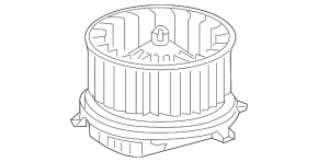 Motor heater fan Chevrolet Impala 14-20