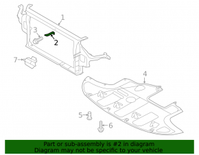 TV bracket left Kia Forte 19-24